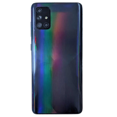 Samsung Galaxy A71 4G 128GB 8GB RAM Prism Crush Black (Refurbished) - Alternate View