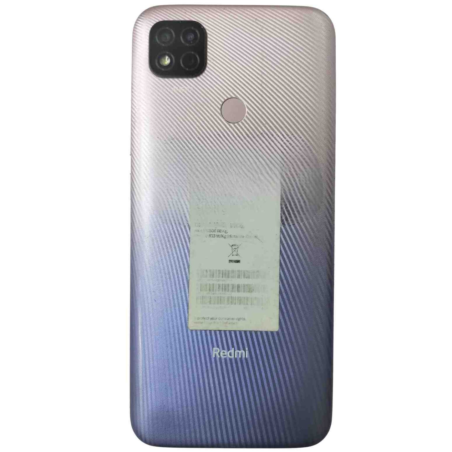 Back View Of Used Xiaomi Redmi 9 64GB 4GB RAM Sky Blue