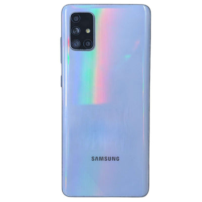 Samsung Galaxy A71 128GB 8GB RAM Haze Crush Silver (Refurbished) - Alternate View