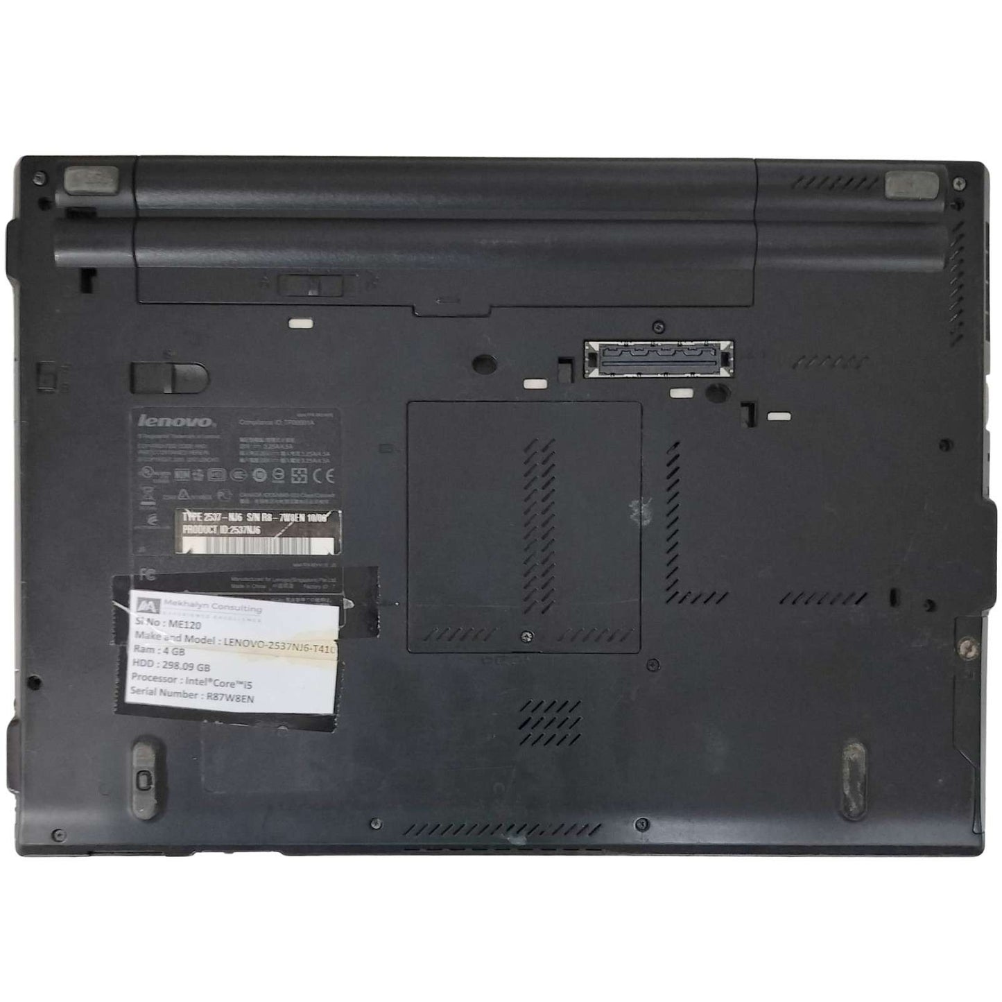 Back Panel Of Dead Lenovo ThinkPad
