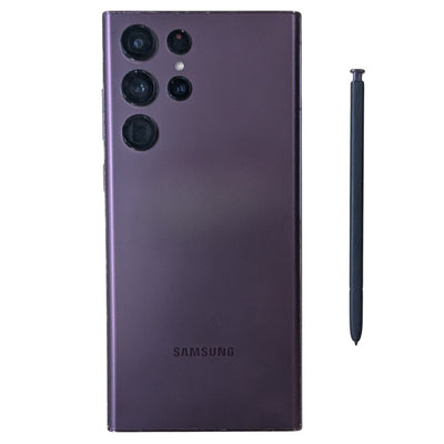 Samsung Galaxy S22 Ultra 5G with S Pen 256GB 12GB RAM Burgundy (Good Condition) - Alternate View