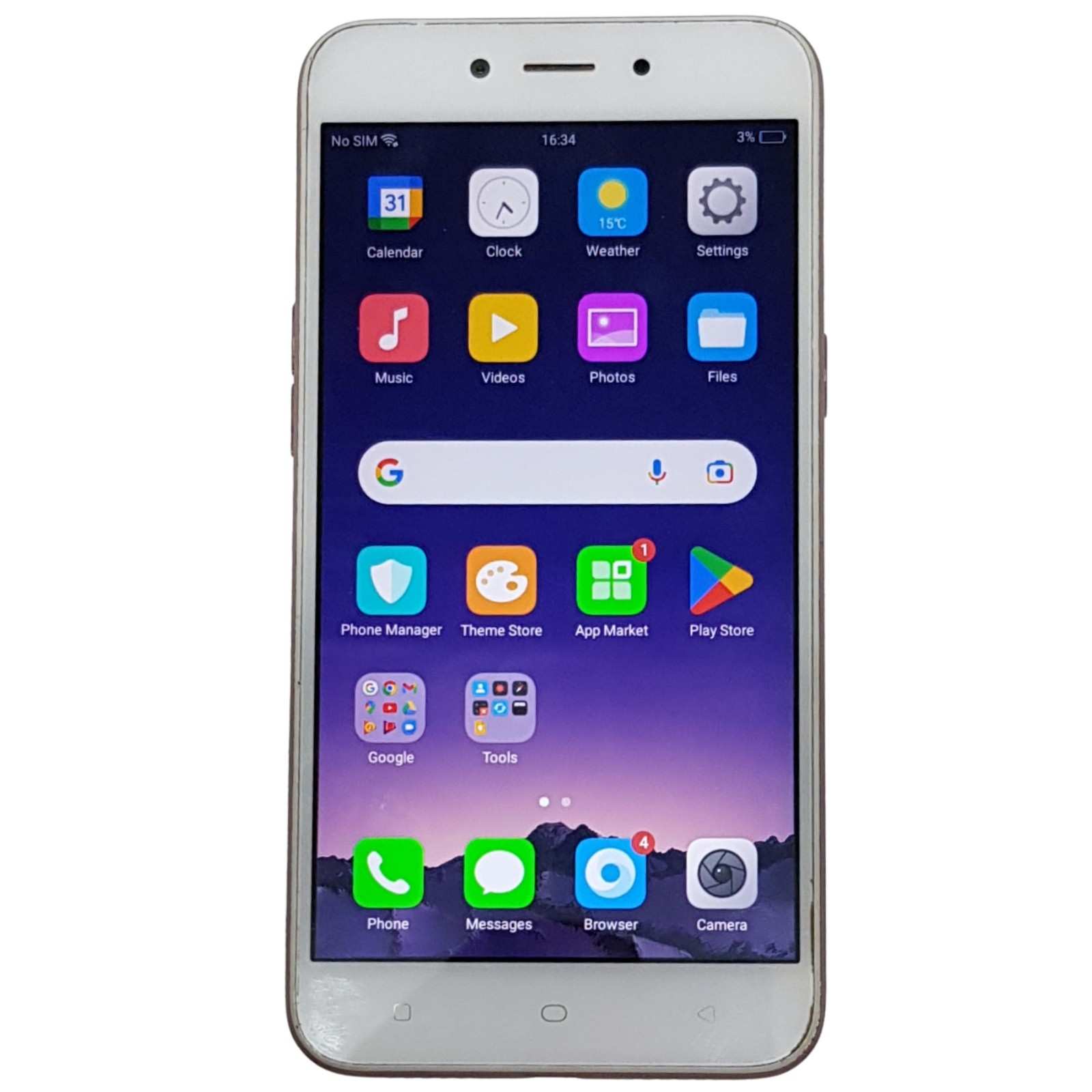 Used Oppo A71 16GB 3GB RAM Gold