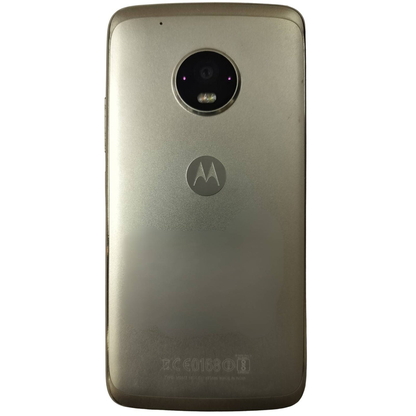 Back View Of Used Motorola Moto G5 Plus 32GB 4GB RAM Gold
