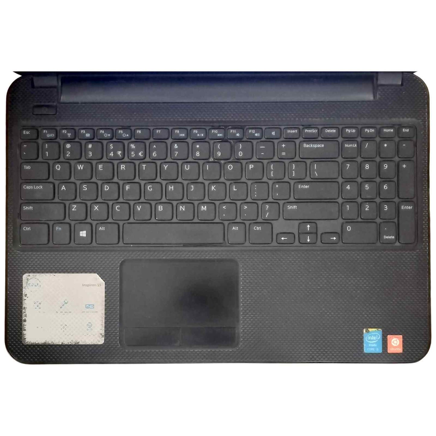 Keyboard Of Used Dell Inspiron 3537 15.6" 500GB HDD 8GB RAM Black Laptop