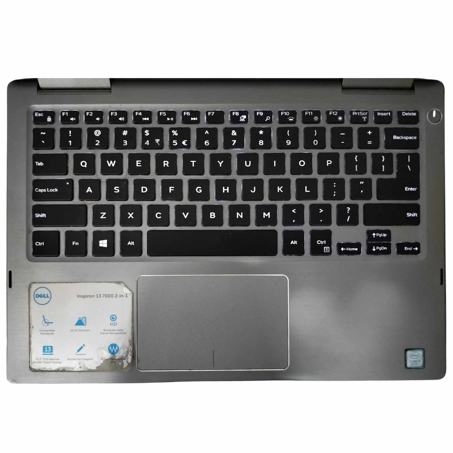 Keyboard Of Dell Inspiron 7373 13.3" Intel Core i5 8th Gen 256GB SSD
