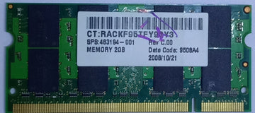 Buy Micron MT 2GB DDR2 Laptop RAM Green (Good condition) - Budli Certified