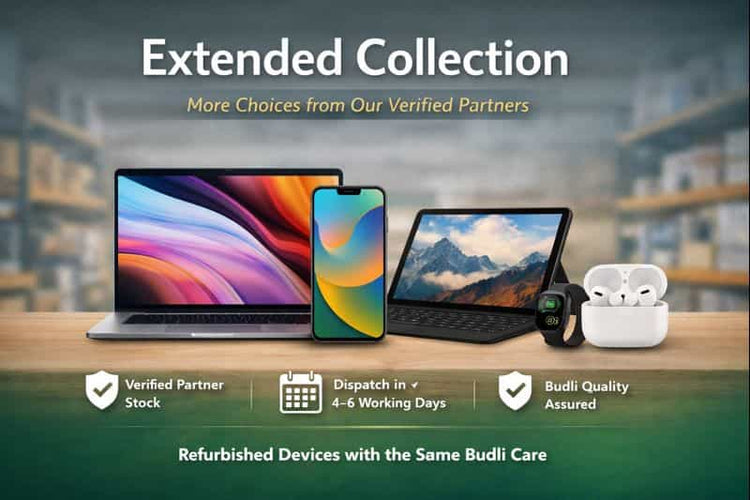Extended Collection of Refurbished Devices ships in 5-7 days