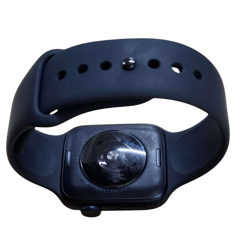 Back View Of Apple Watch SE 3rd Gen (A3325) GPS Alum 44MM Black (Unboxed - Brand warranty)