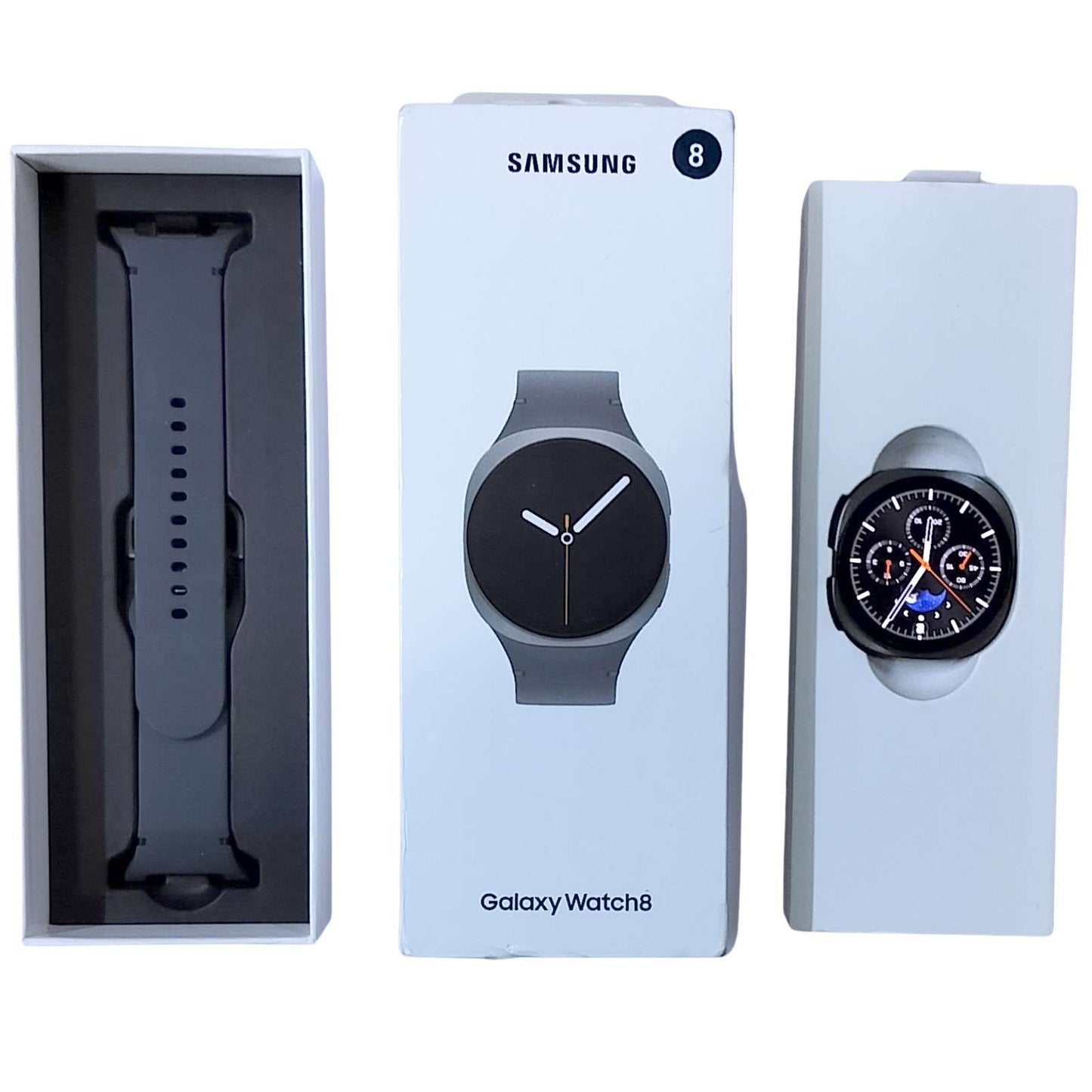 Samsung Galaxy Watch 8 40MM LTE, Bluetooth , Dual GPS Graphite (Good Condition)
