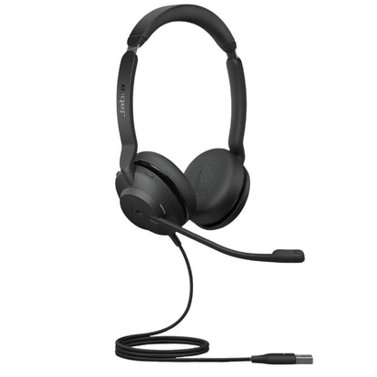 Jabra Evolve2 30 SE Wired Stereo Noise-Cancelling Headset with Mic Black - Good Condition | Budli