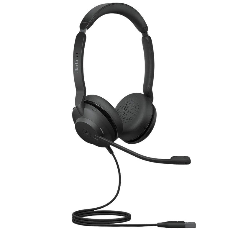 Jabra Evolve2 30 SE Wired Stereo Noise-Cancelling Headset with Mic Black - Good Condition | Budli