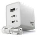 MokkoMotto 65W GaN 3-Port Fast Charger with Type-C Cable (Like New Condition - Brand Warranty)