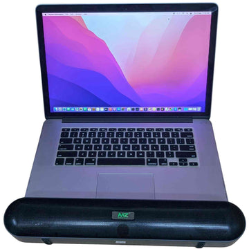 Used Apple MacBook Pro (Retina, 15-inch, Mid 2015) with MZ wireless speaker - Budli Certified