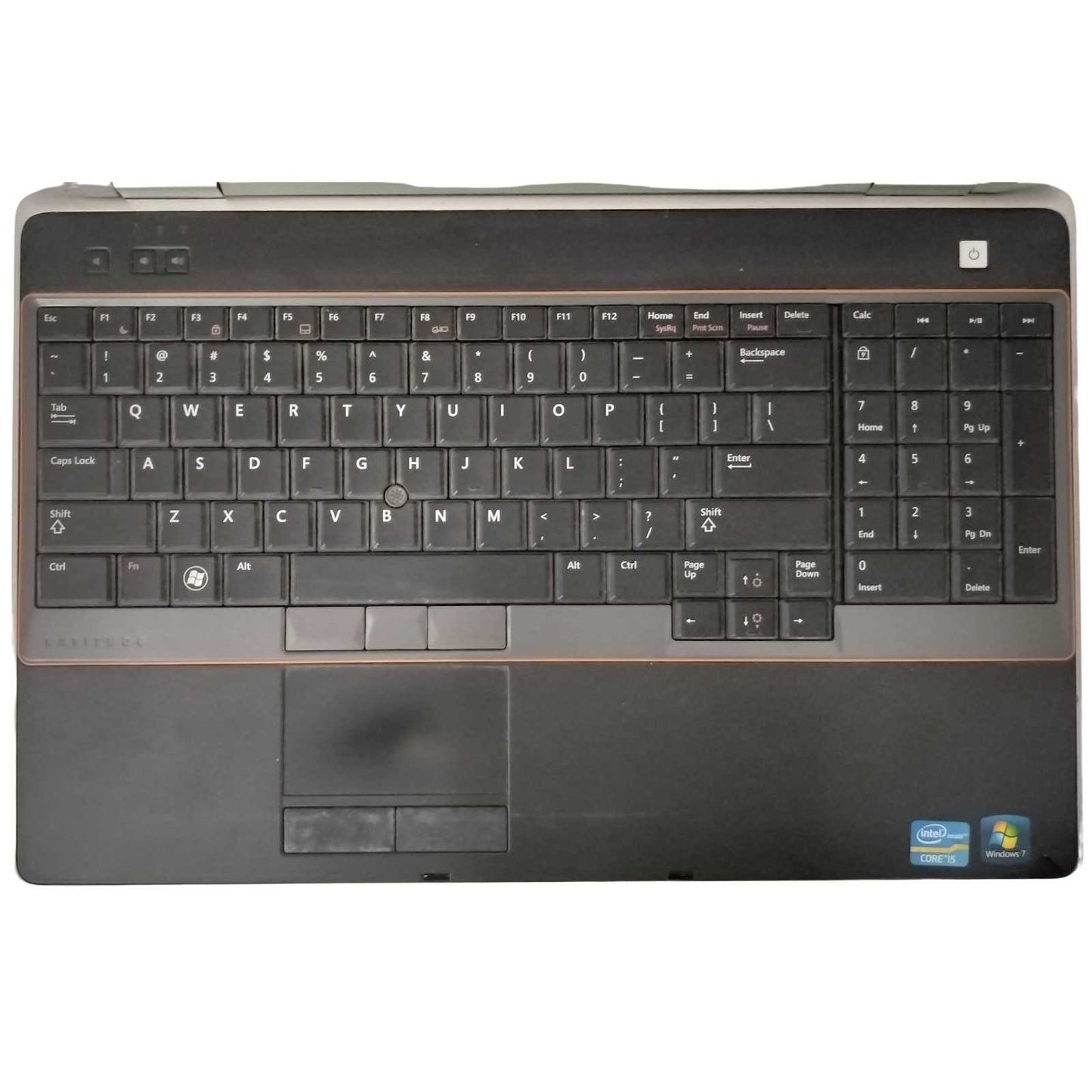 Keyboard Of Used Dell Latitude E6520 15.6" Laptop