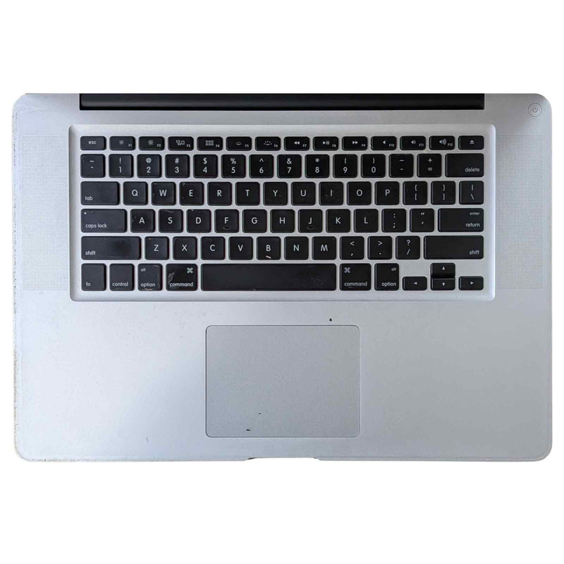 Top Panel Of Dead Apple MacBook Pro (15-inch, Late 2011)