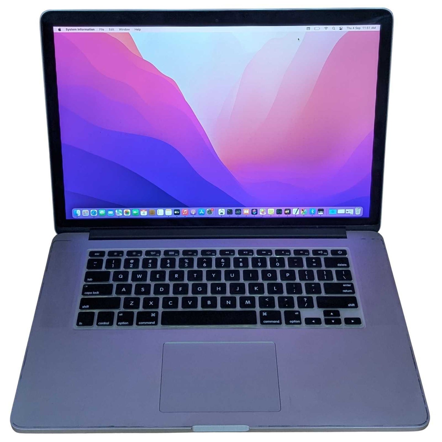 Used Apple MacBook Pro (Retina, 15-inch, Mid 2015) Intel Core i7 4th Gen 500GB SSD 16GB RAM