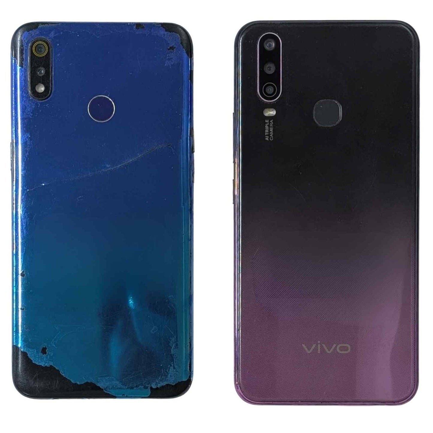 Combo of 2 Realme 3 Blue and Vivo - For Parts | Budli