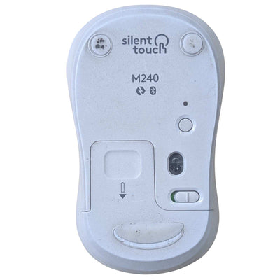 Logitech Bluetooth Mouse M240 for PC, Mac and Windows White (Good Condition) - Alternate View