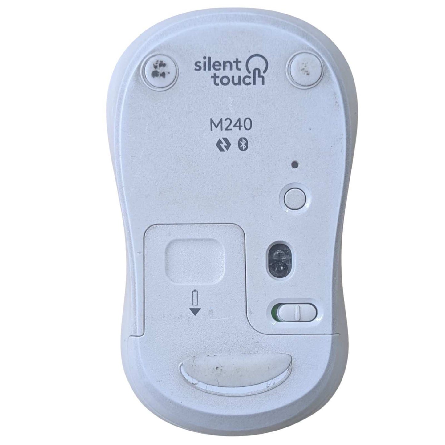 Logitech Bluetooth Mouse M240 for PC, Mac and Windows White (Good Condition)