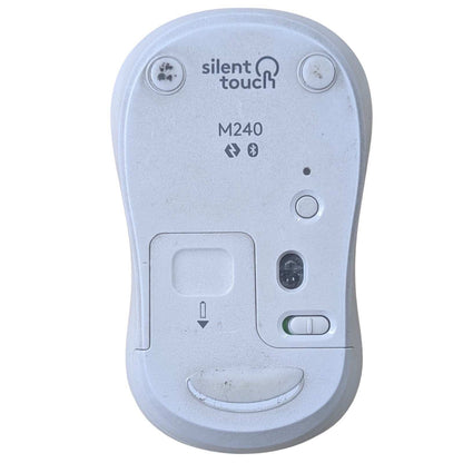 Logitech Bluetooth Mouse M240 for PC, Mac and Windows White (Good Condition)