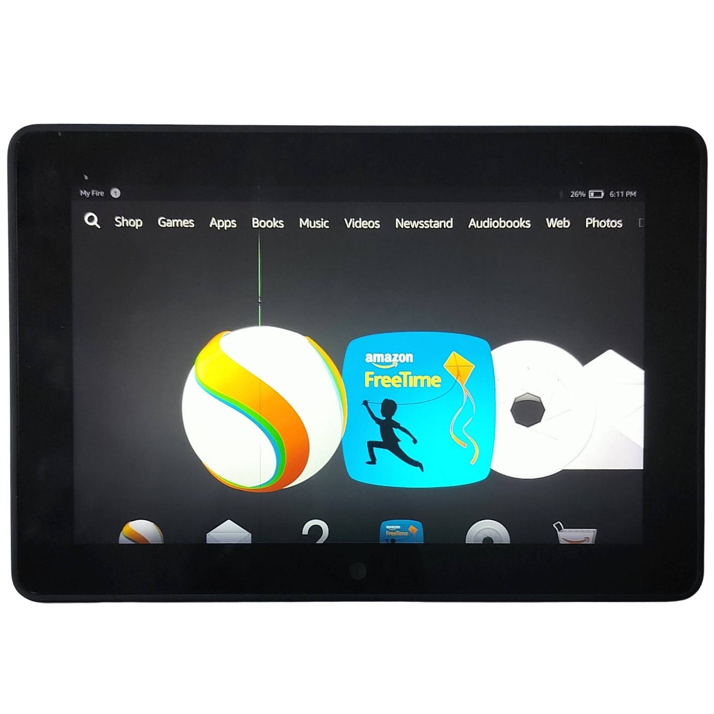 Used Amazon Kindle Fire HDX (3rd Gen) 16GB Black Tablet