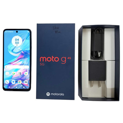 Used Motorola G45 5G 128GB 8GB RAM Brilliant Blue - Alternate View