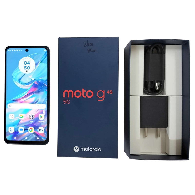 Motorola G45 5G 128GB 8GB RAM Brilliant Blue (Good Condition)