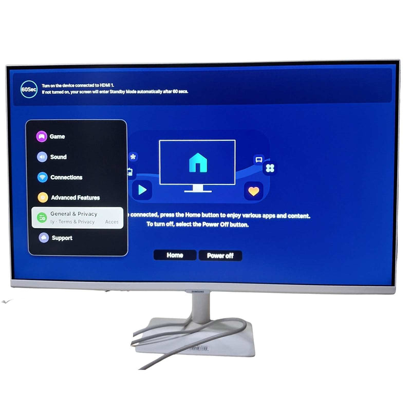 Samsung M5 32 inch (80 cm) Smart LED Monitor, Speakers, Bluetooth White (Good Condition)