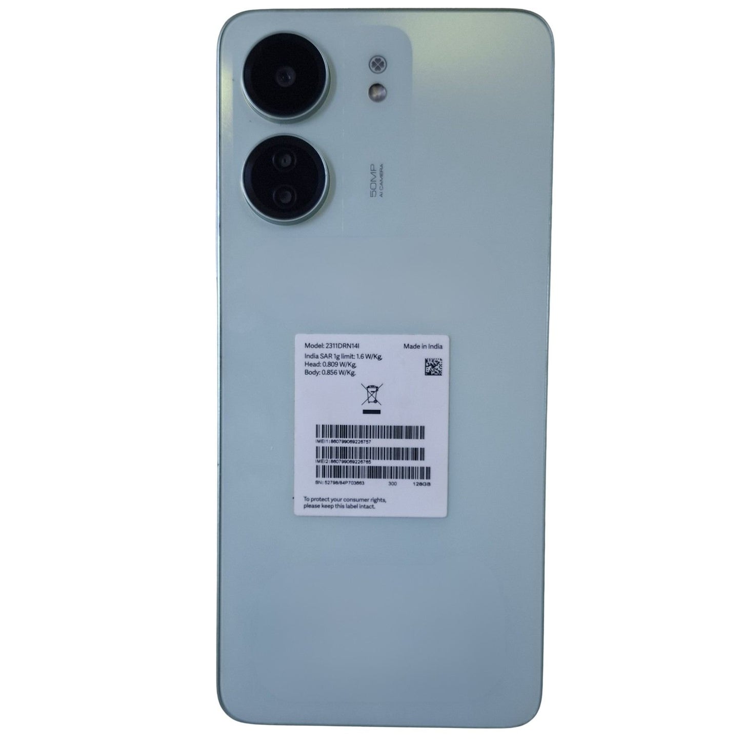Xiaomi Redmi 13C 4G 128GB 6GB RAM Starshine Green (Refurbished)
