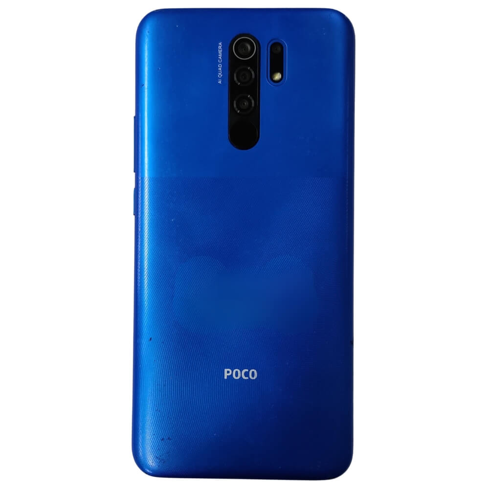 Back Panel Of Used Xiaomi POCO M2 Reloaded 