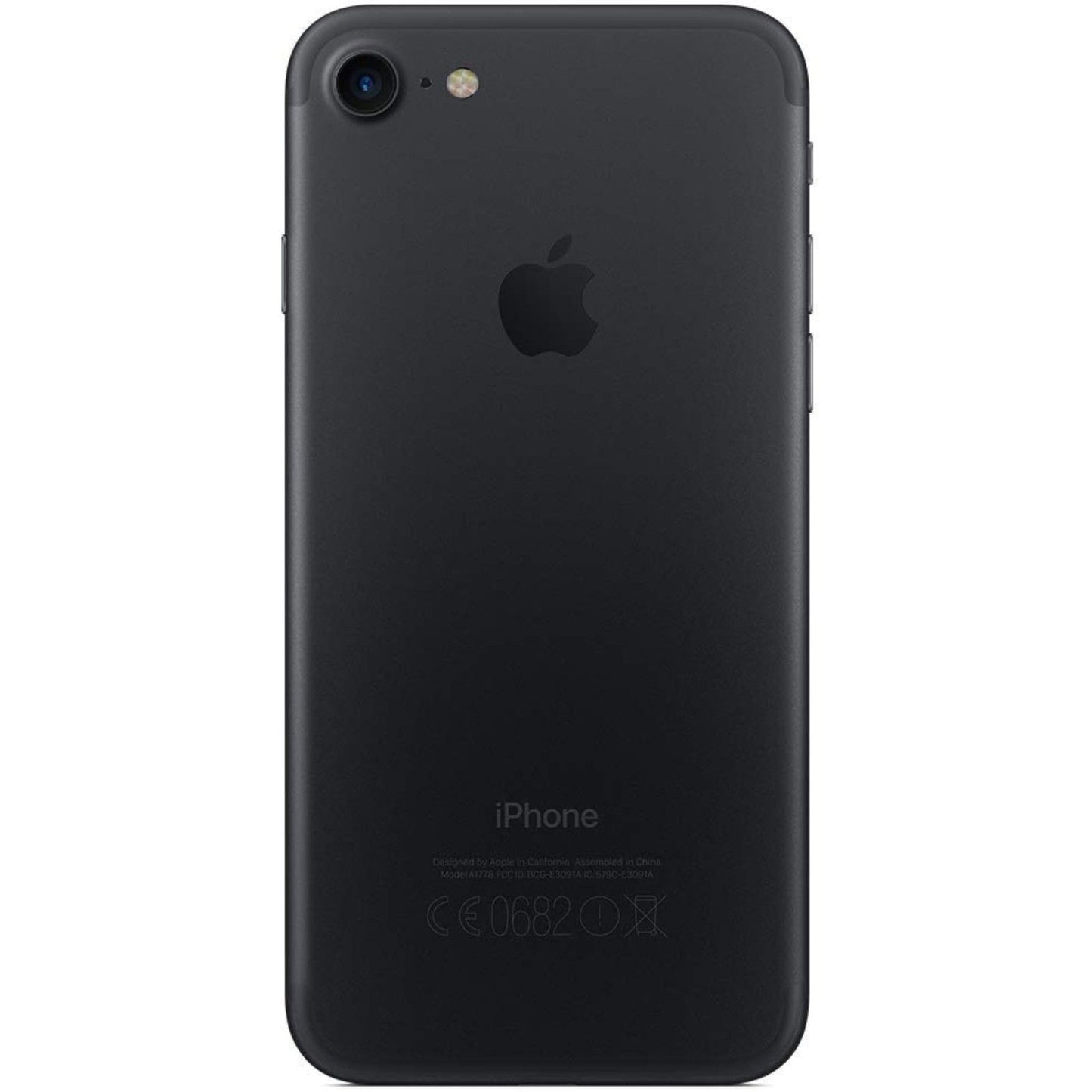 Back View Of Apple iPhone 7 (A1778) Black 