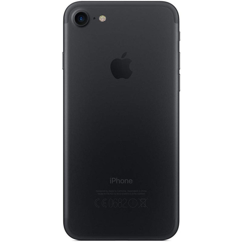 Back View Of Apple iPhone 7 (A1778) Black 
