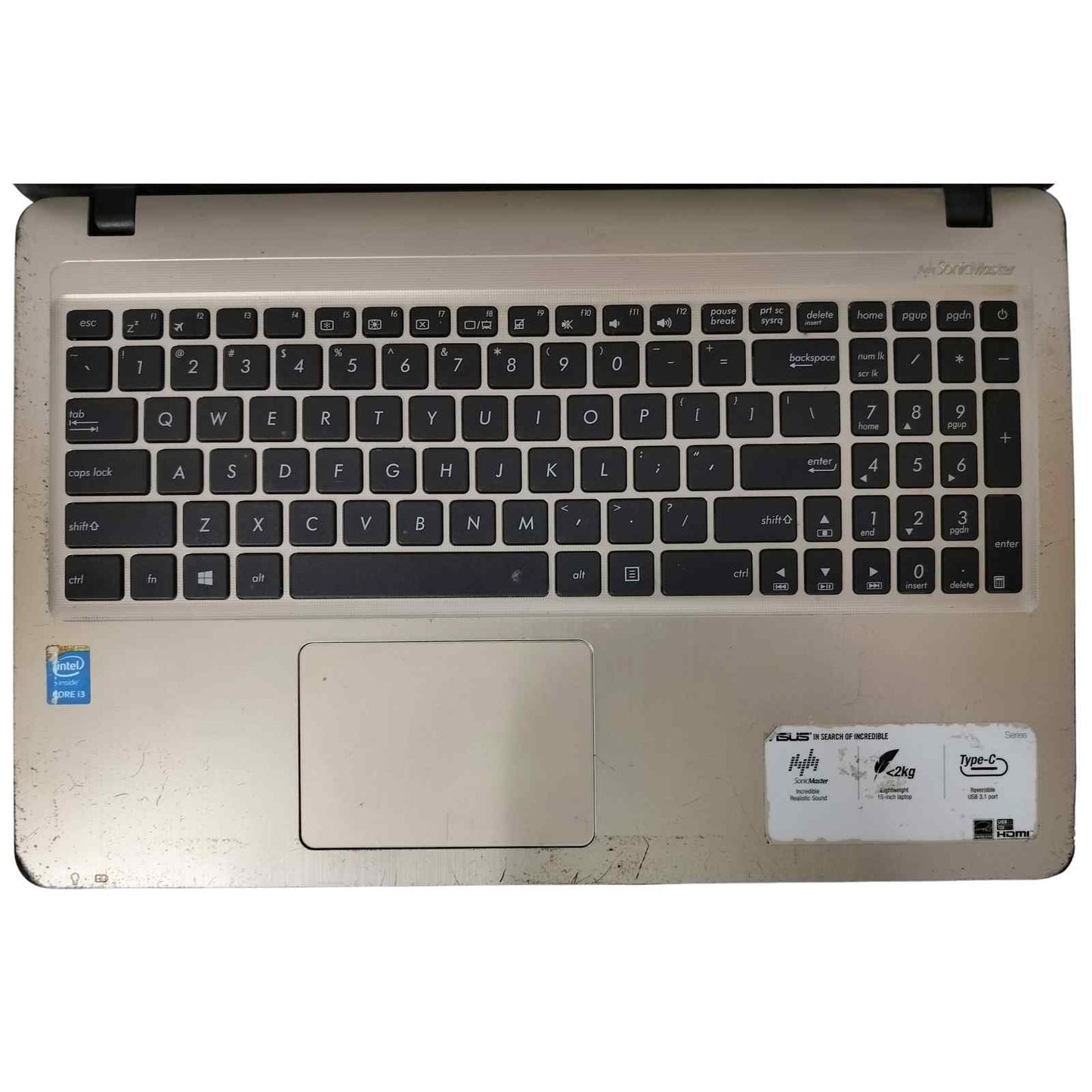 Keyboard Of Used Asus (X540L) 15.6" Intel Core i3-5th Gen 