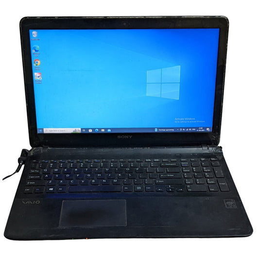 Used Sony VAIO SVF153A1YW 15.6" Intel Core i5 4th Gen 500GB HDD 4GB RAM Black Laptop