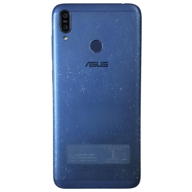 Back View Of Used Asus ZenFone Max M2 32GB 3GB RAM Blue