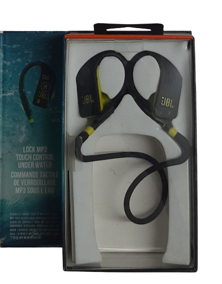 Buy Dead JBL Endurance Dive Bluetooth Wireless in Ear Earphones with Mic Yellow (Not working)