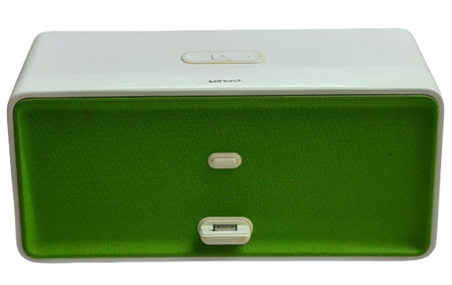 Buy Used Sonoro cuboDock Bluetooth Docking Station for iPod/iPhone - White/Green