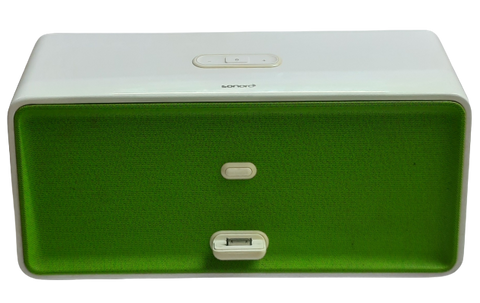Buy Used Sonoro cuboDock Bluetooth Docking Station for iPod/iPhone - White/Green