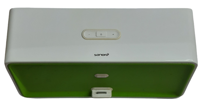 Buy Used Sonoro cuboDock Bluetooth Docking Station for iPod/iPhone - White/Green