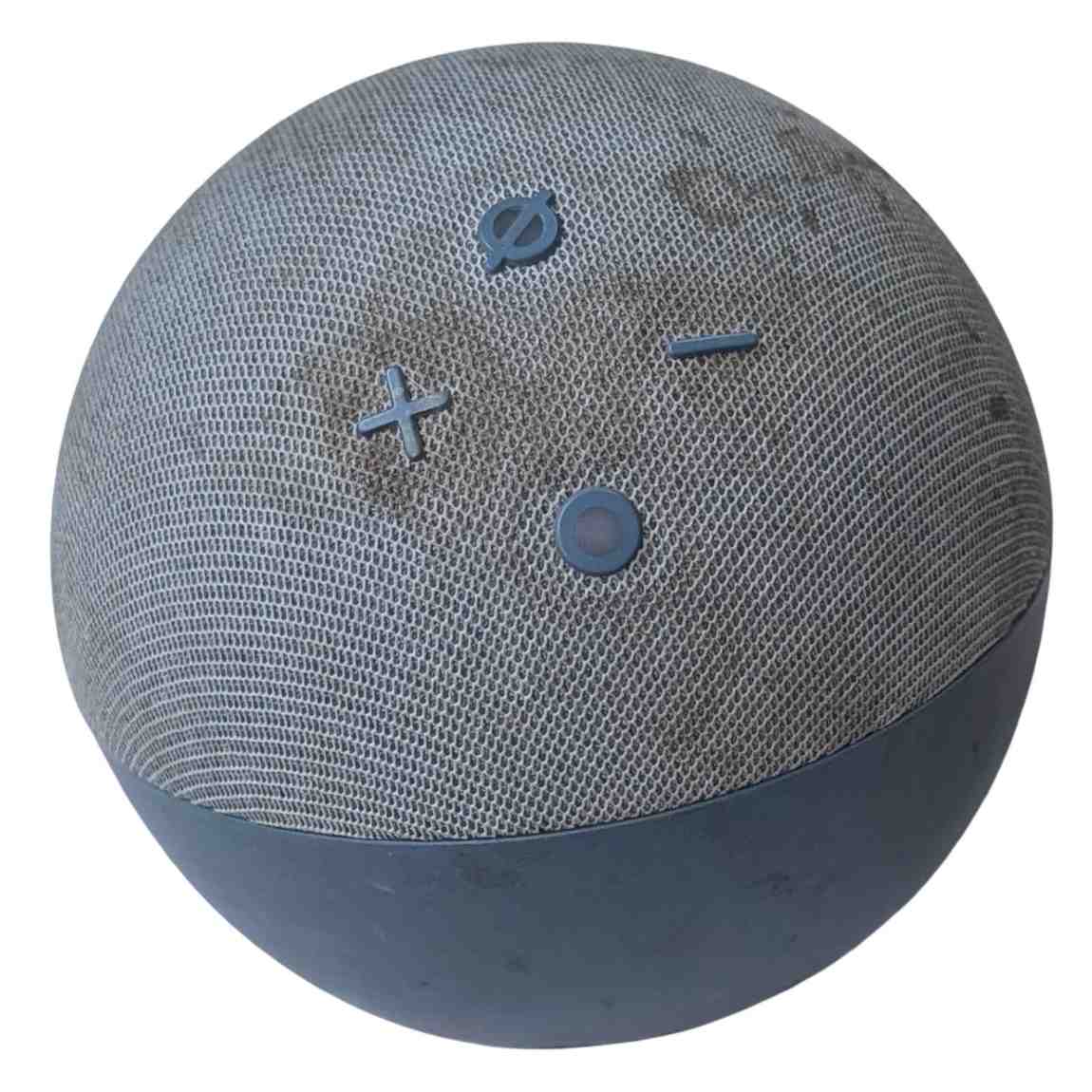 Dead Amazon Echo Dot (4th Gen) Alexa Enabled Smart Speaker Blue