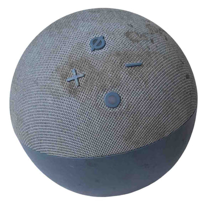 Dead Amazon Echo Dot (4th Gen) Alexa Enabled Smart Speaker Blue
