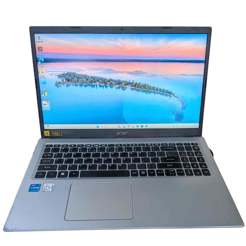 Used Acer Aspire A315-58 15.6" Intel Core i5 11th Gen 1TB HDD + 256GB SSD 4GB RAM Silver Laptop
