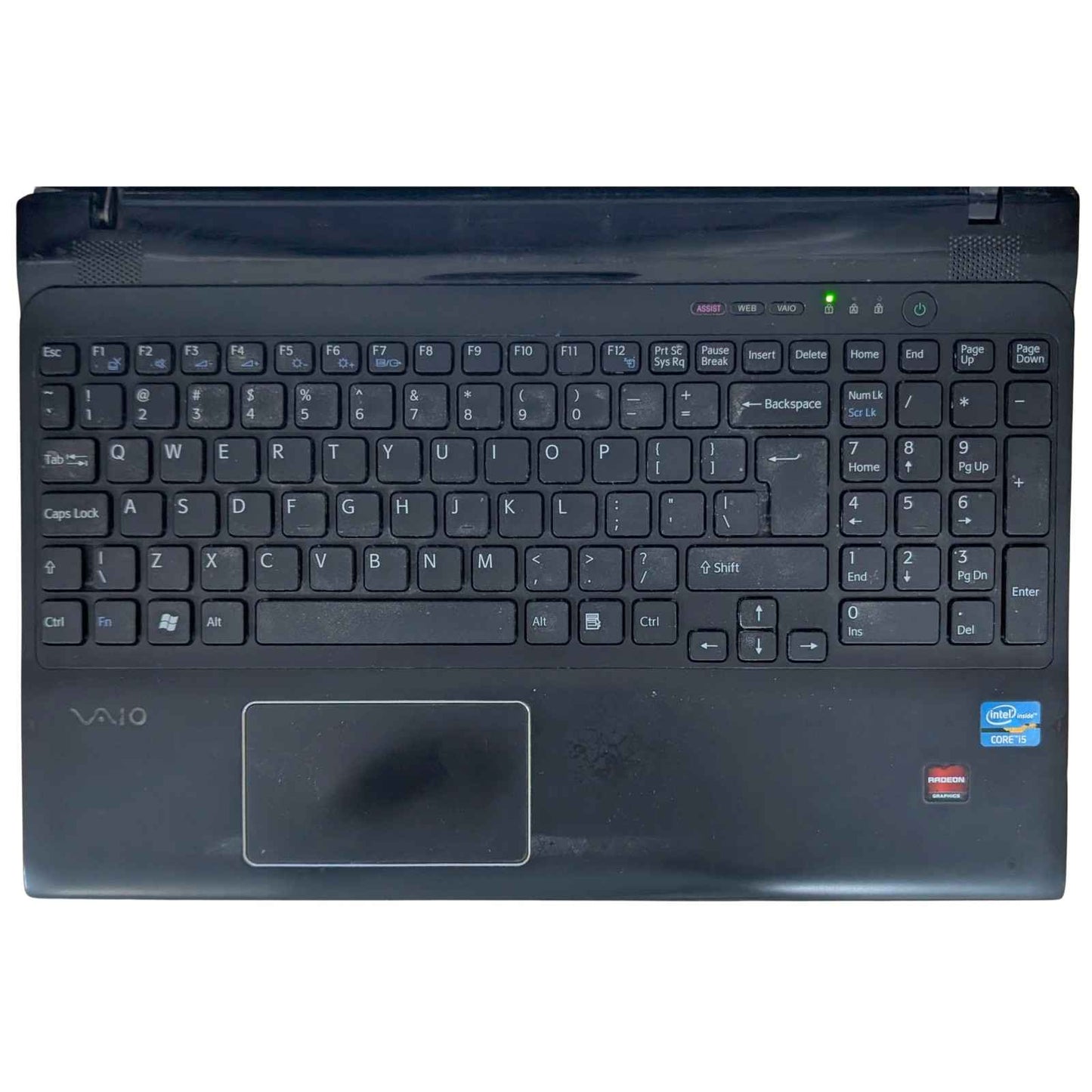 Used Sony VAIO SVE15116ENB 15.5" Intel Core i5 2nd Gen 500GB HDD 4GB RAM Black Laptop