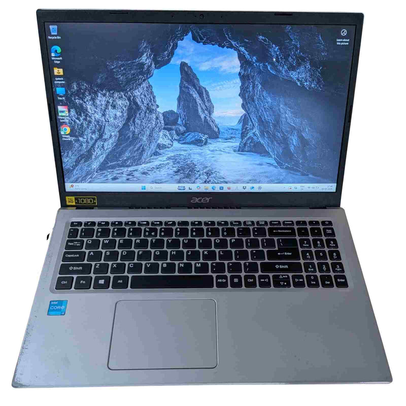Used Acer Aspire A315-58 15.6" Intel Core i3 11th Gen 256GB SSD 4GB RAM Silver Laptop