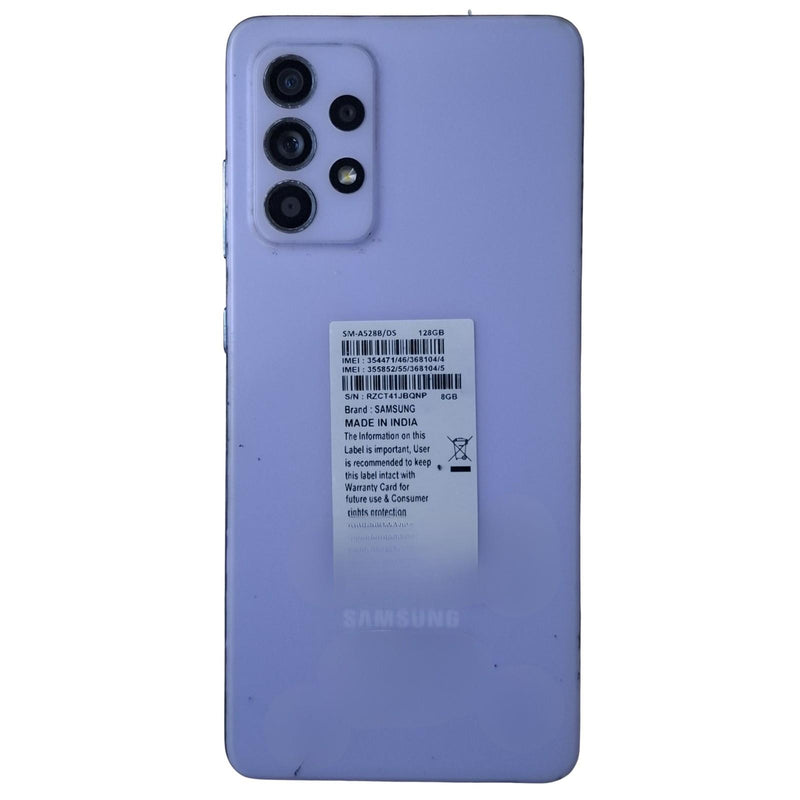Samsung Galaxy A52s 5G 128GB 8GB RAM Awesome Violet