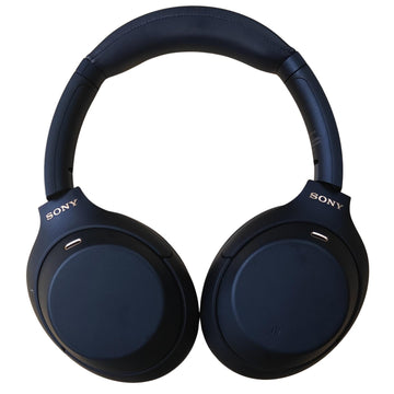 Used Sony WH-1000XM4 Wireless Noise Cancellation Over-Ear Bluetooth Headphone with Mic Blue - Budli Certified