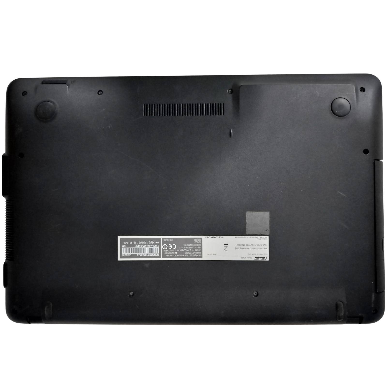 Back Panel Of Used Asus (X540LA) 15.6" Intel Core i3-5th Gen 