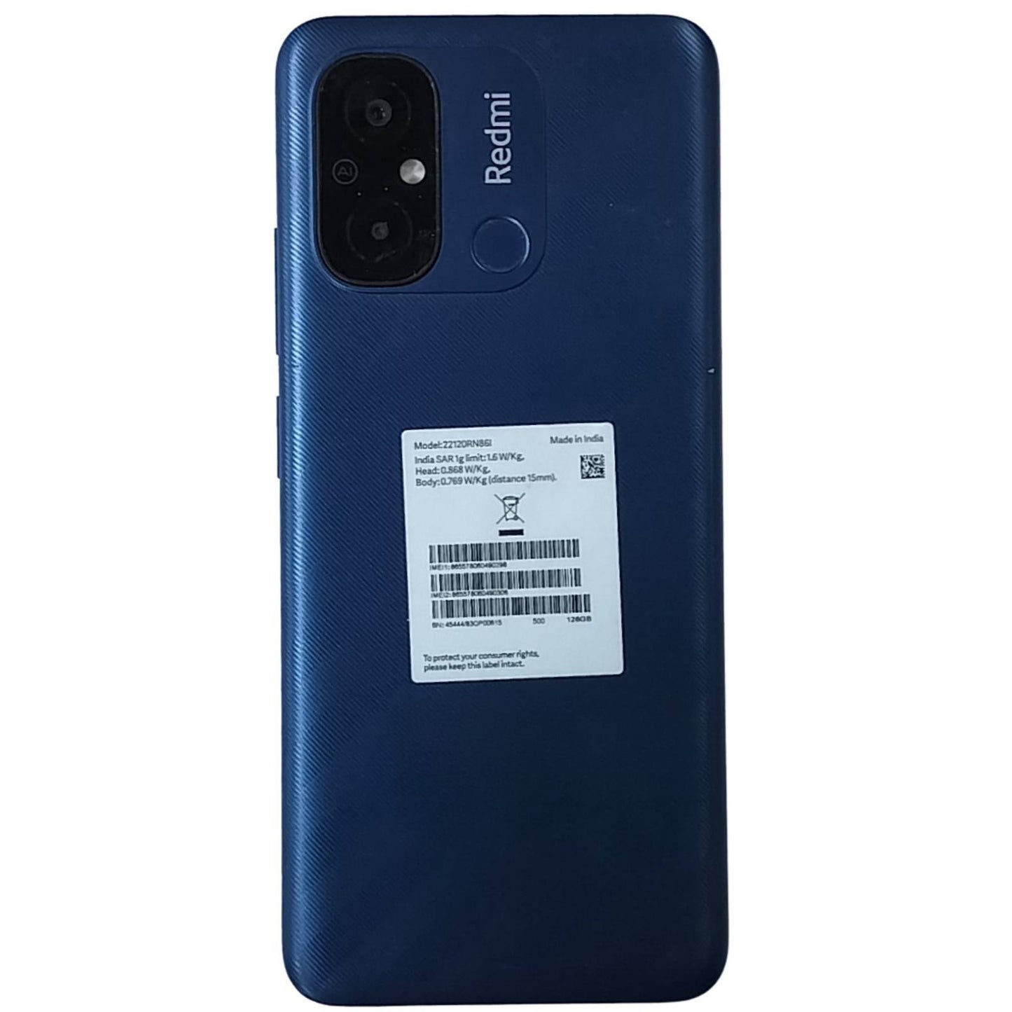 Used Xiaomi Redmi 12C 128GB 6GB RAM Blue - Used | Budli