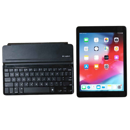Apple iPad Air 9.7" Wi Fi + Cellular (2013) (A1475) 64GB With Logitech Ultrathin Keyboard (Good Condition)