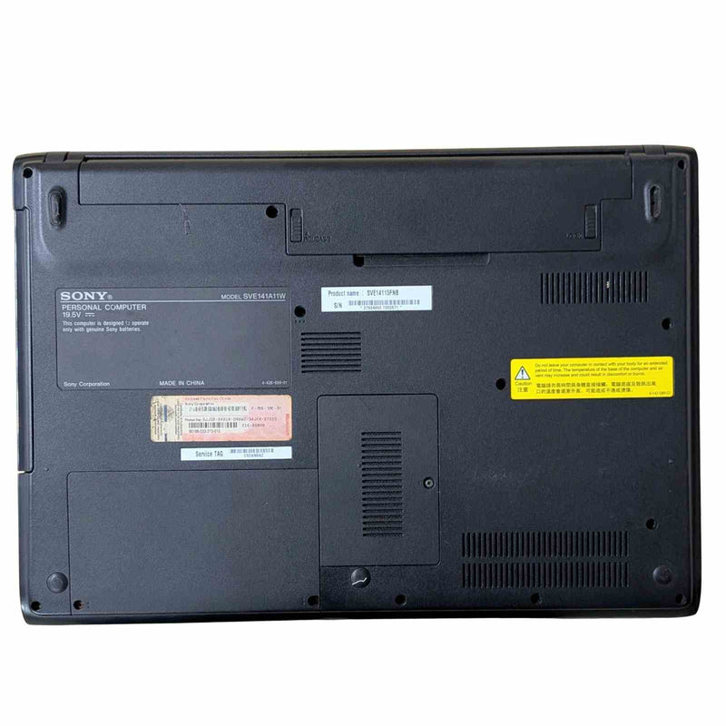 Sony Vaio 14" Intel Core i5-2nd Gen 640GB HDD 4GB RAM With AMD Radeon 2GB Graphics Black Laptop